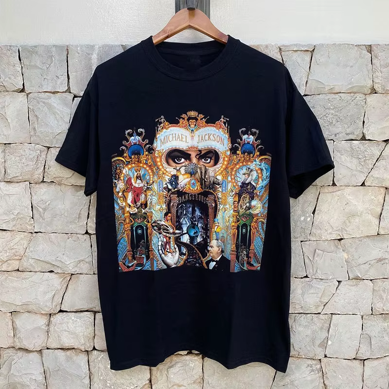 T-shirt tendance à manches courtes pour hommes et femmes, hommage européen et américain au classique