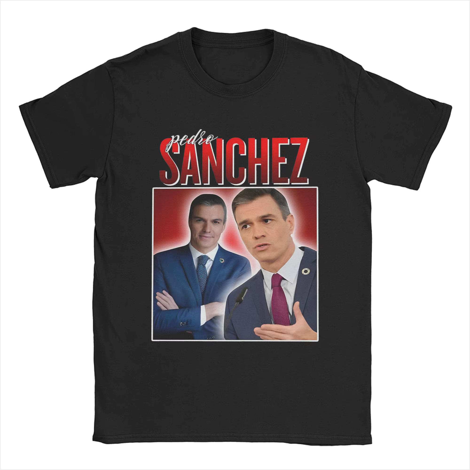 Hommes T-Shirt Pedro Sanchez espagne PSOE Humor coton T-Shirt à manches courtes Perro Sanxe Sanche c