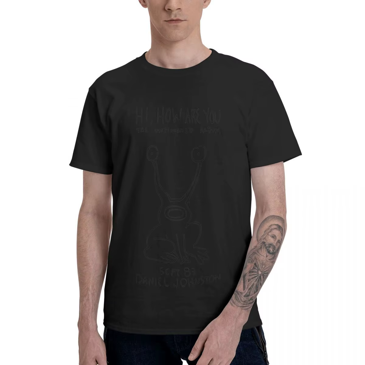 Mode salut, comment vous êtes T-shirt pur coton col rond manches courtes haute qualité imprimé taill