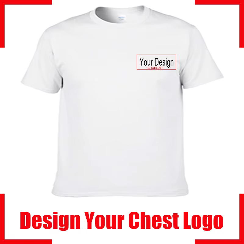 T-shirt en coton personnalisé pour hommes, texte personnalisé, nom, ajoutez votre propre Message, mo