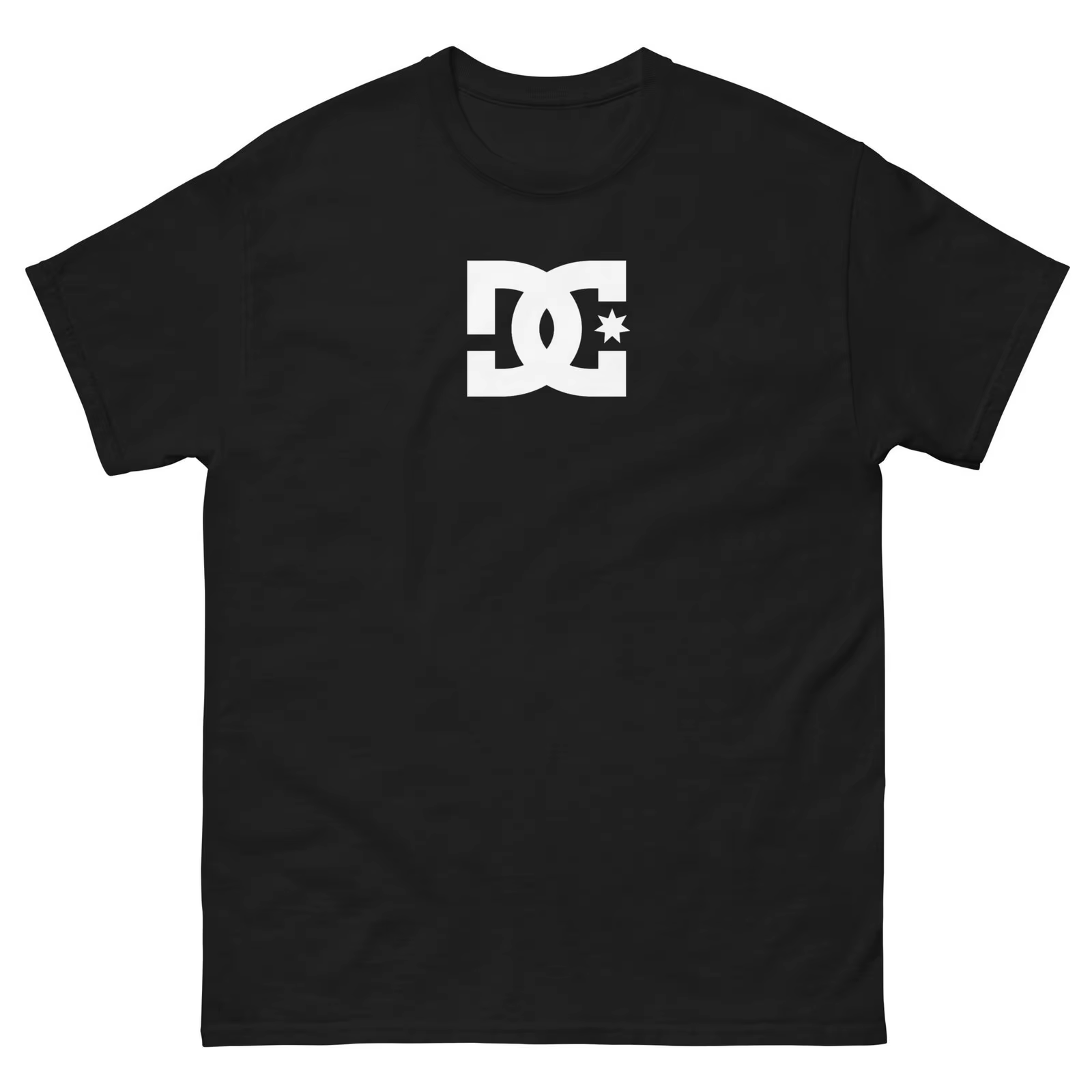 T-shirt de skate avec logo graphique DC, style unisexe haut de gamme, pour hommes et femmes