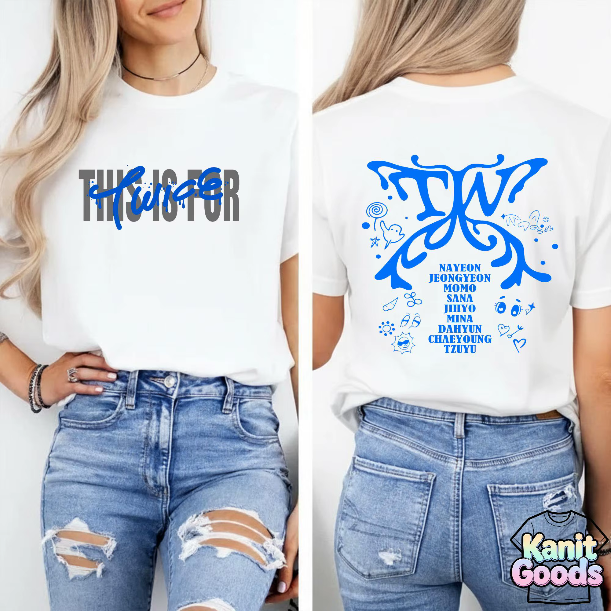 T-shirt de la tournée mondiale aux États-Unis 2026 TEN The Story Goes on, T-shirt pour membres, Merc