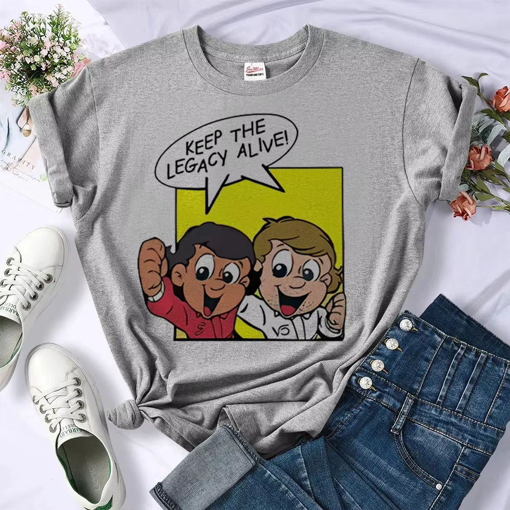 Ayrton Senna chemise femmes respirant à la mode anime université Y2k chemise esthétique 2000s haraju