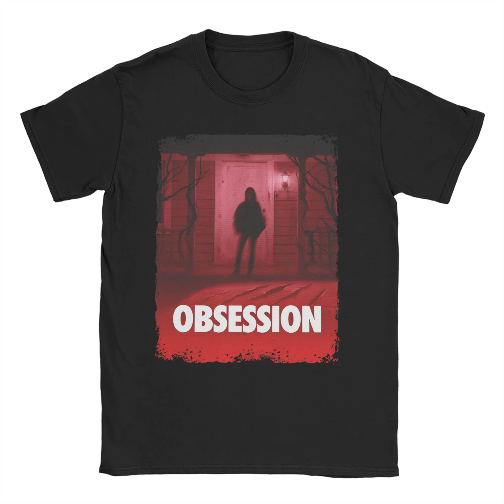T-shirt Obsession Movie pour hommes et femmes, t-shirt drôle à manches courtes et col rond, vêtement