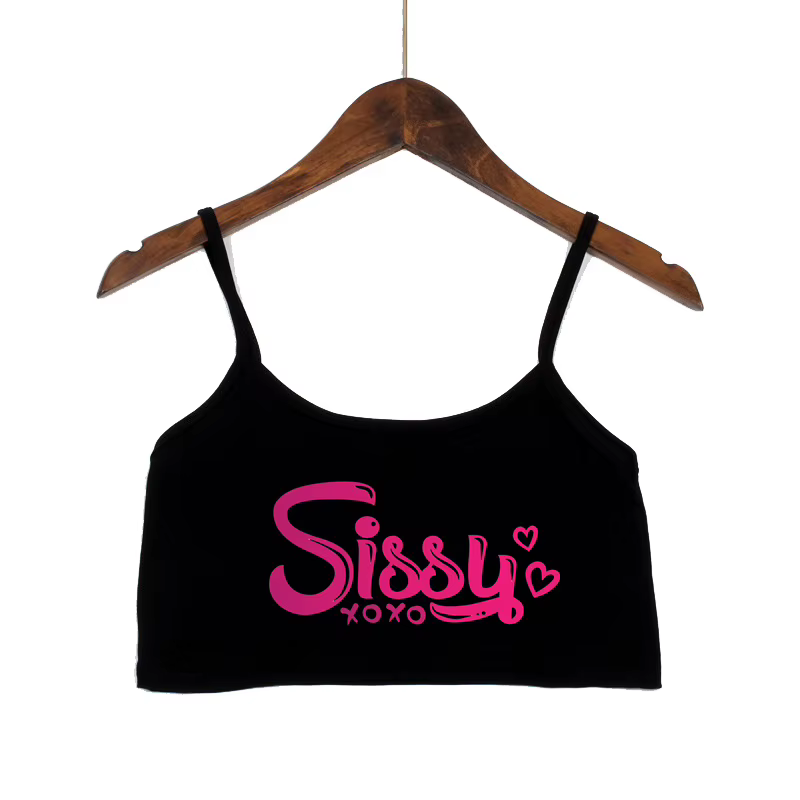 SISSY Camis dos nu Camisole été haut court Sexy hauts pour femmes sans couture sans manches débardeu