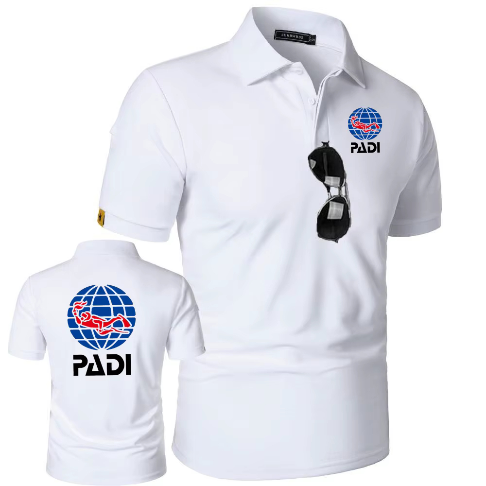 Polos chauffeur de plongée Padi Style militaire T-Shirt léger respirant sport hommes T-Shirt armée C