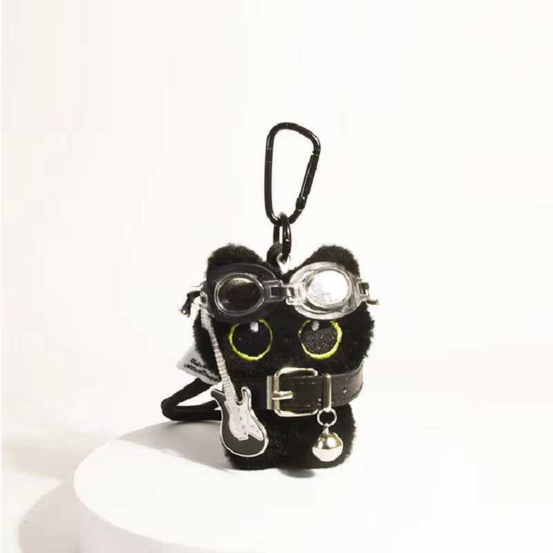 Porte-clés en peluche créatif et mignon Kawali Cat, pendentif de sac à la mode, pour cadeau d'annive