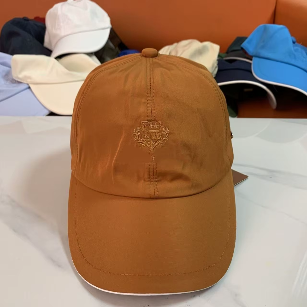Casquette de baseball unisexe tendance avec visière souple, broderie de lettres, respirante et confo