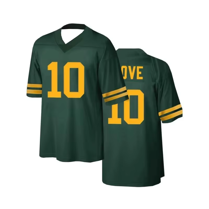 Nouveau T-shirt de football américain rétro 2026 à rayures pour fans – Confortable, décontracté, res