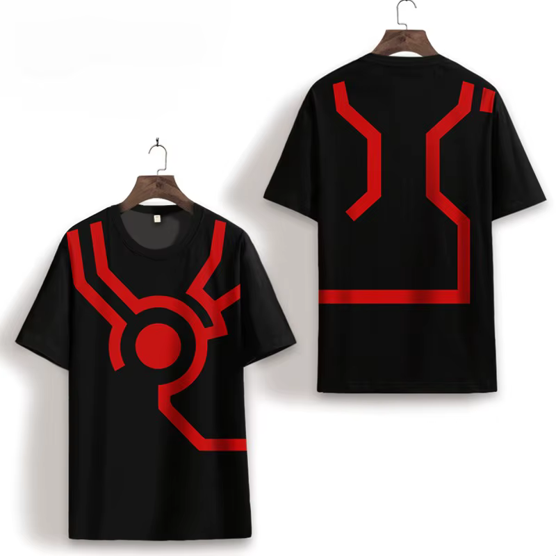 T-shirt à manches courtes pour hommes, imprimé Yu-Gi-Oh, col rond, séchage rapide, Football, loisirs
