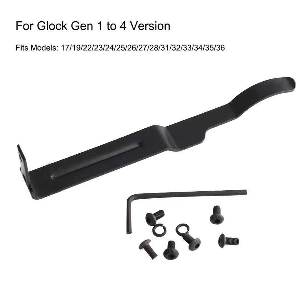 Clip de ceinture pour pistolet dissimulé, pour Glock 17 19 22 23 24 25 26 27 28 31 32 33 34 35 36 19
