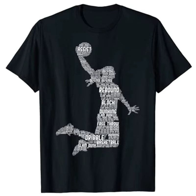 T-shirt graphique de basket-ball pour filles et femmes, vêtements de joueur de basket-ball pour enfa
