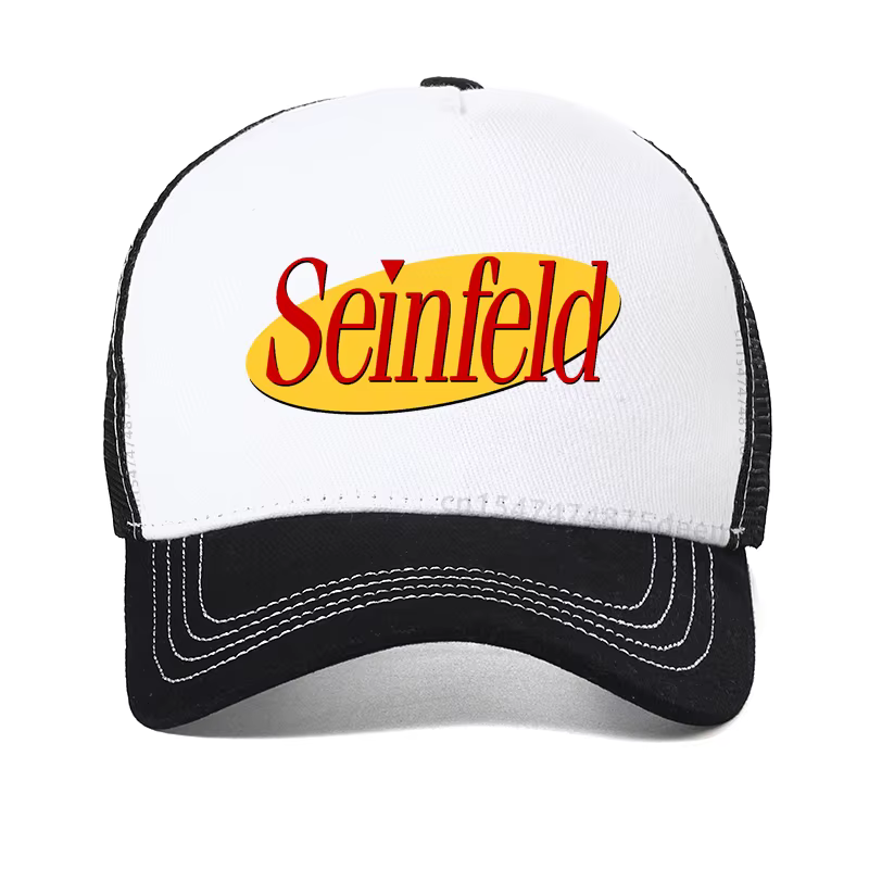 Casquette de baseball avec logo Seinfeld, pour hommes et femmes, chapeau Hip hop amusant, design ori