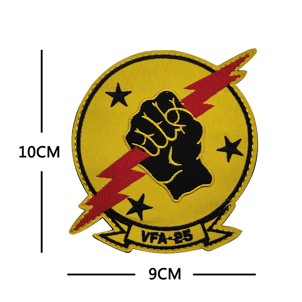Vfa 25 Strike Fighter Squadron Poing de la flotte patchs VF-31fighting 31 armée militaire brodé Bike