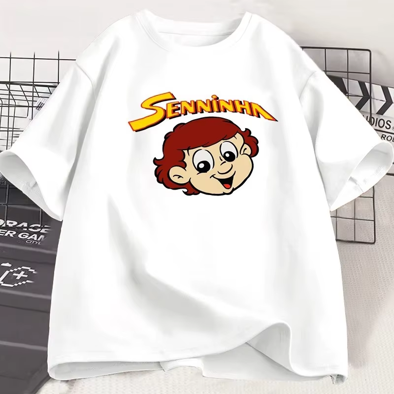 T-shirt vintage rare des années 90 Ayrton Senna Senninha Deadstock, T-shirt Ayrton Senna Foundation,