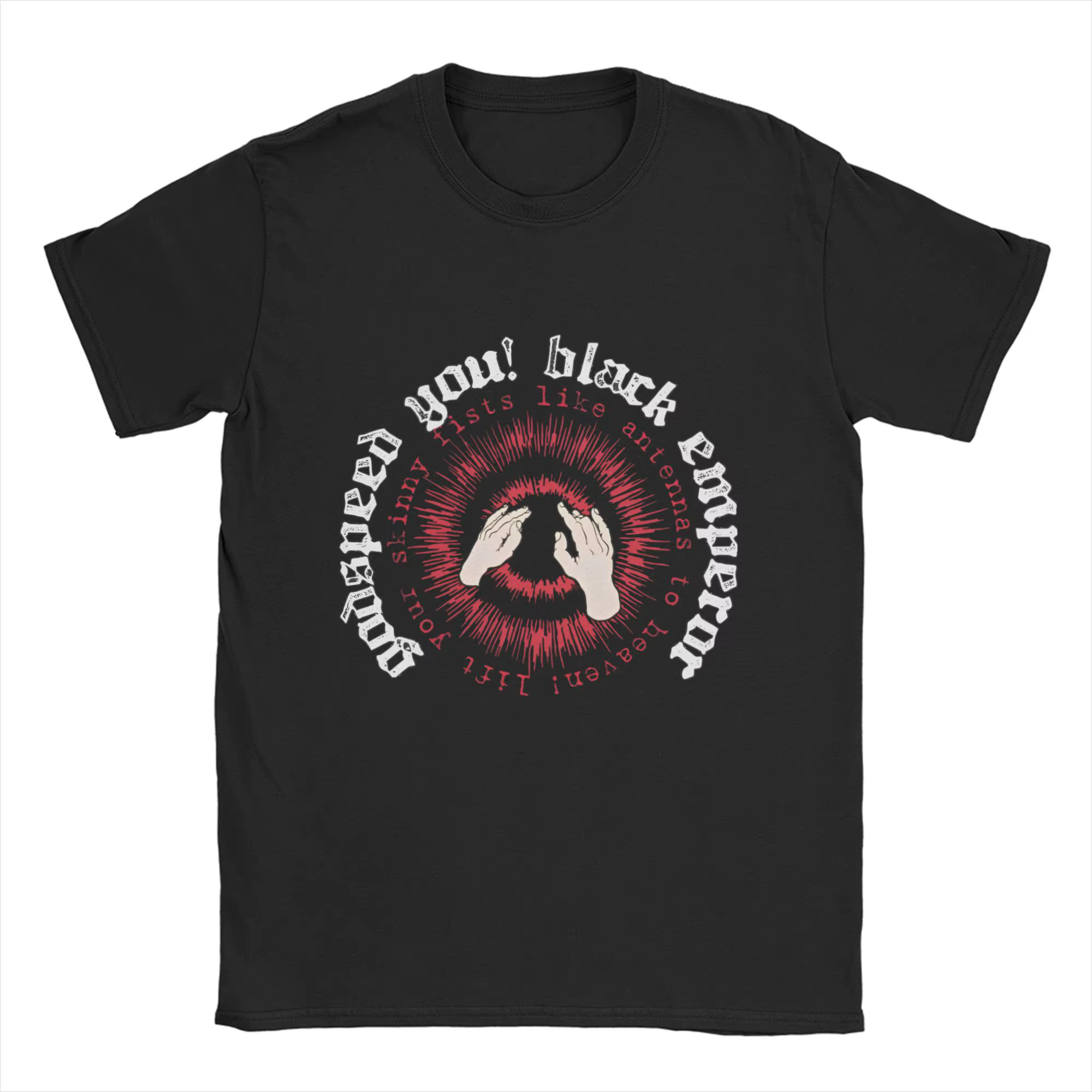 Hipster Godspeed You Black Emperor Band T-Shirt pour hommes col rond 100% coton T-Shirt à manches co