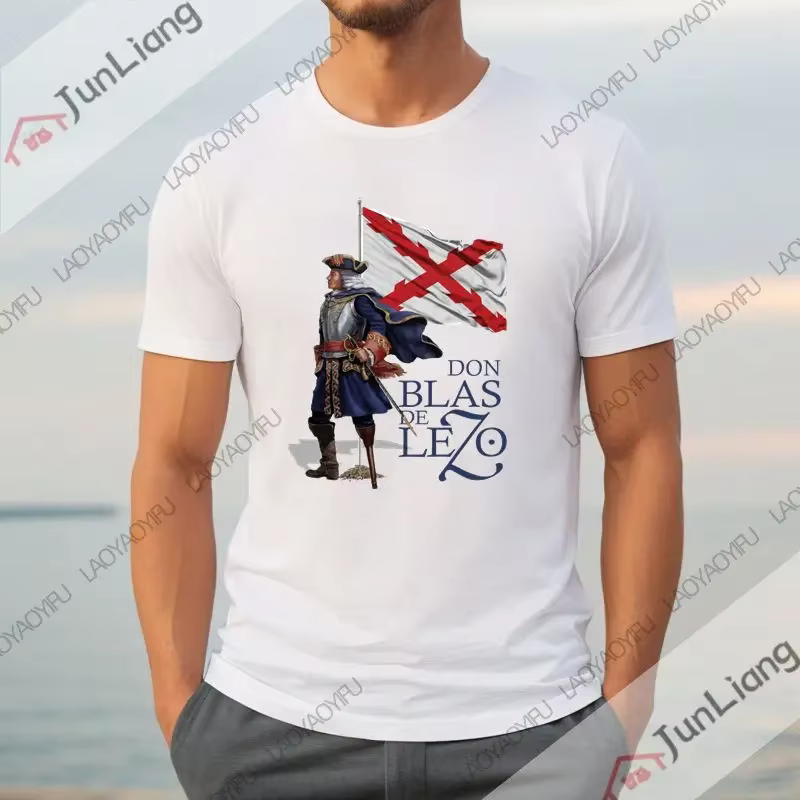 T-shirt Empire Espagnol 2026 – Légende Espagnole Don Blas De Lezo – Chemise Respirante, Ample et Con