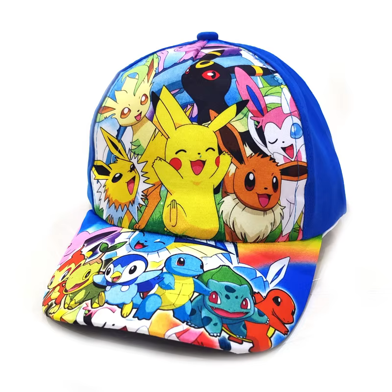 Casquette de baseball Pokemon Pikachu, personnage d'anime, chapeau amusant, chapeau de soleil ultrav