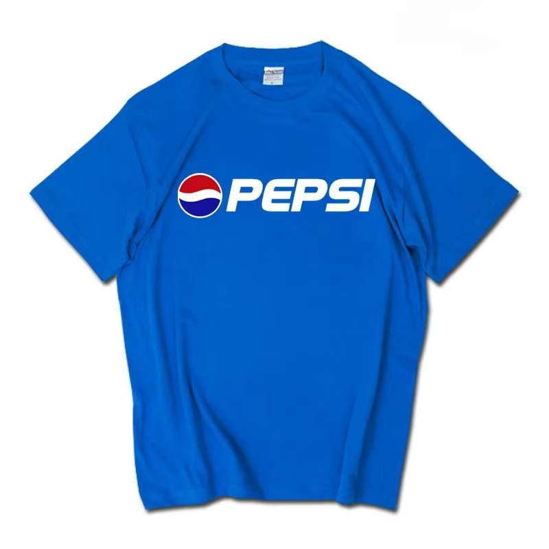 Nouveau T-shirt tendance été 2026 de marque INS, collection Pepsi Cola et Sprite Coca-Cola, en coton
