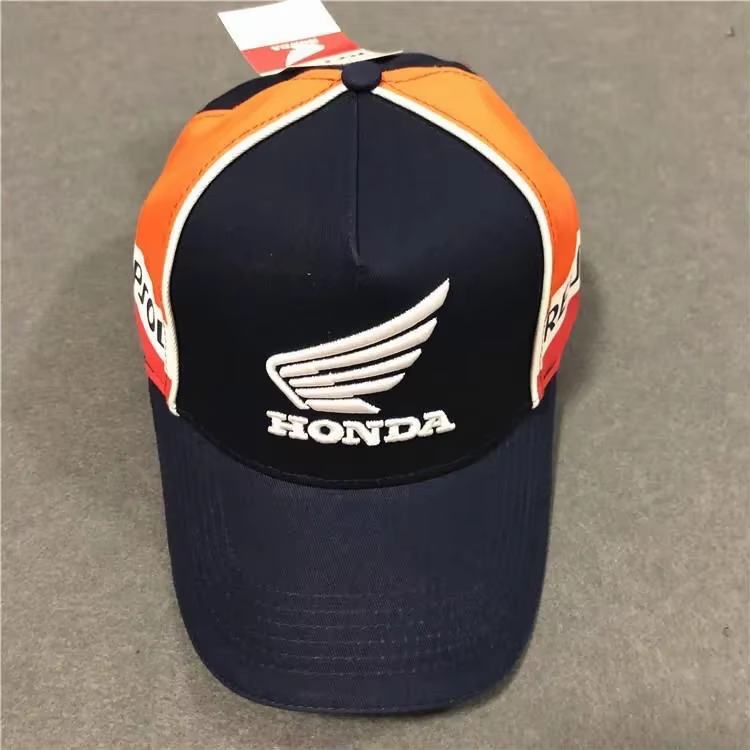 Casquette de baseball avec logo Honda pour moto de course, pour Honda HRC CB400 CB650F CBF CRF NC750
