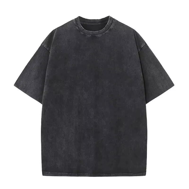 Demon Slayer T-Shirt Vintage Akaza T-Shirt en coton vieilli hommes femmes surdimensionné confort aju