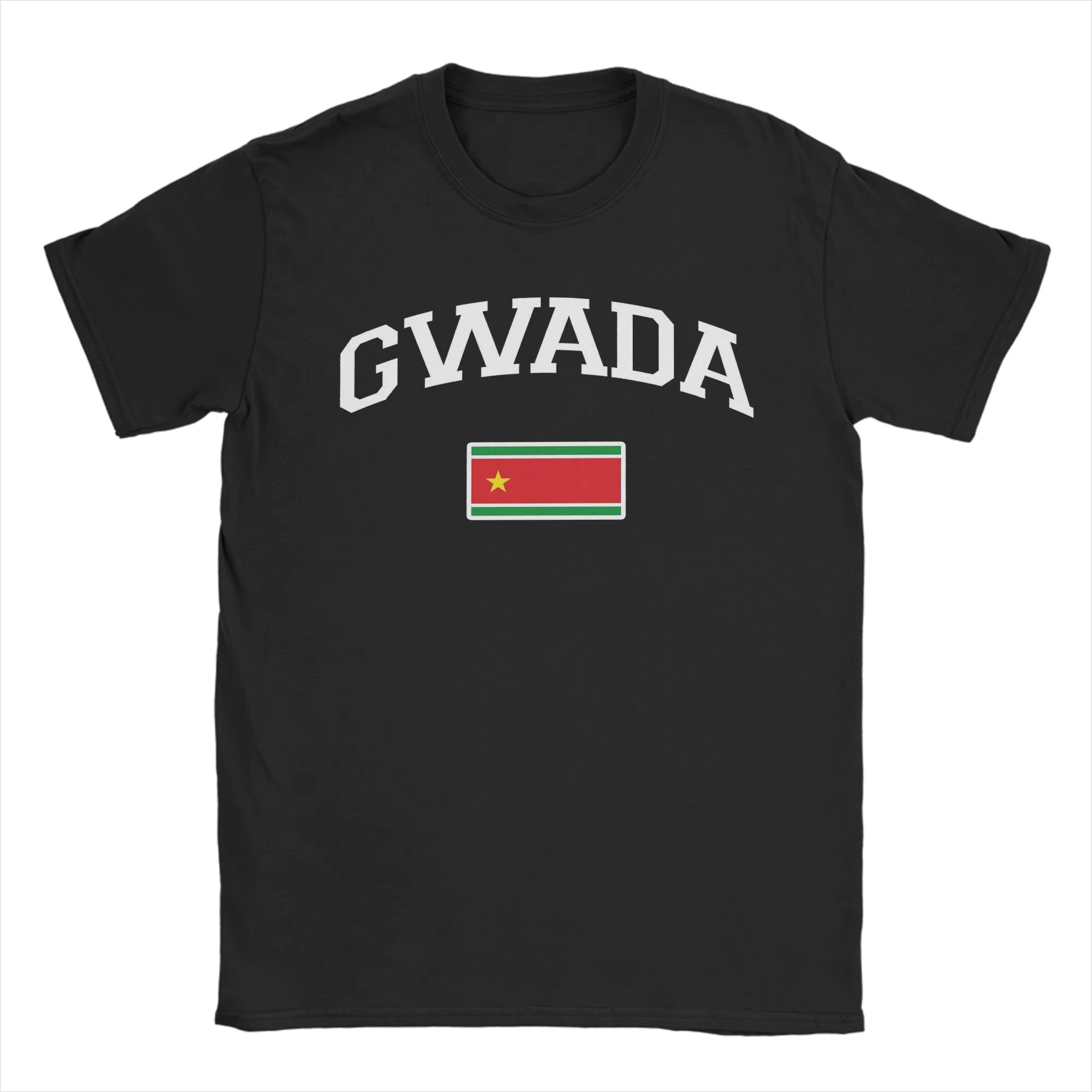 T-shirt Oversize d'été avec drapeau de la Guadeloupe – Nouveauté Gwada – T-shirts en coton pour coup