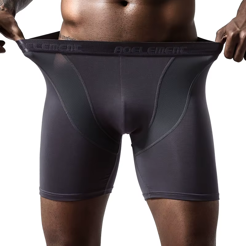 Sous-vêtements de sport pour hommes, jambe anti-usure, Modal professionnel, course à pied, fitness, 