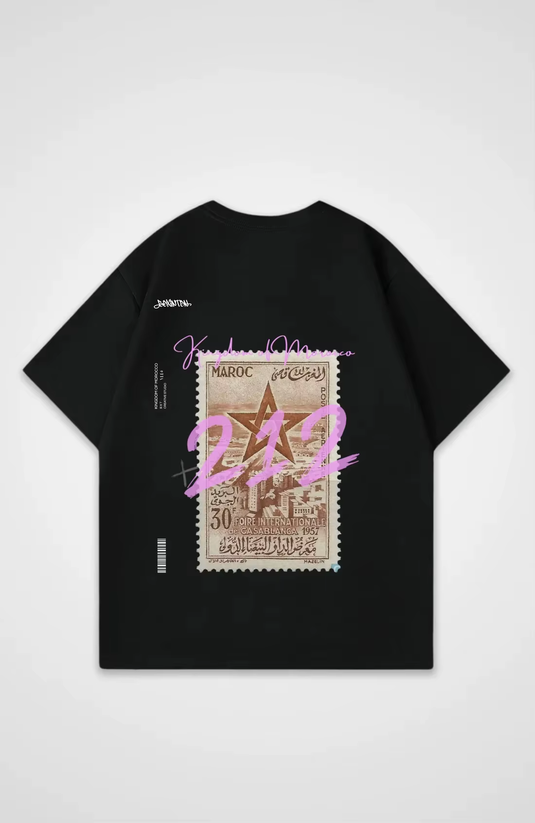 2025 Royaume du Maroc T-Shirt pour Hommes T-Shirts Graphiques Hauts Vêtements Coton T-shirts pour Ho
