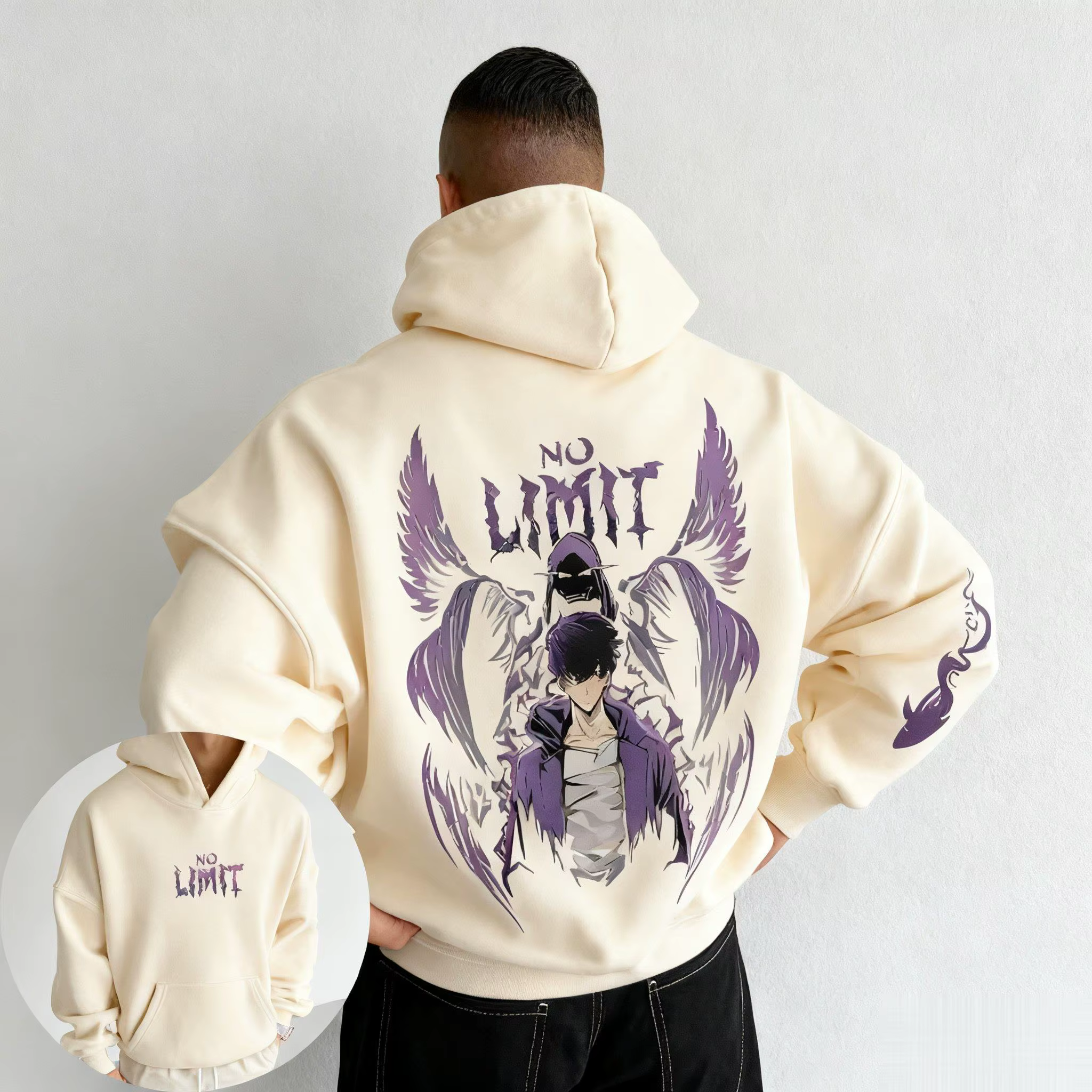 Solo nivellement Anime sweat à capuche imprimé hommes femmes haut décontracté pull sweat nouvelle mo