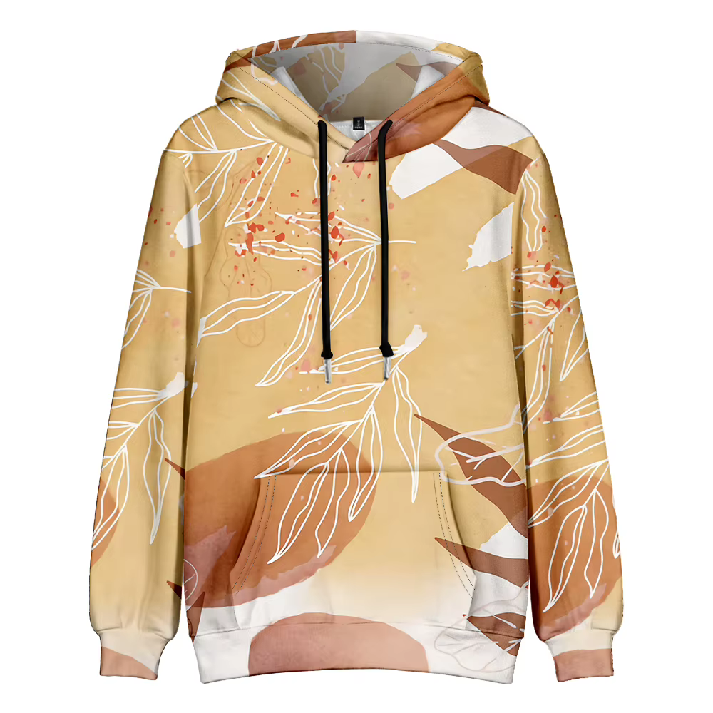 Sweat à capuche esthétique Y2K, motif Floral coloré, polaire douce, surdimensionné, confortable, uni