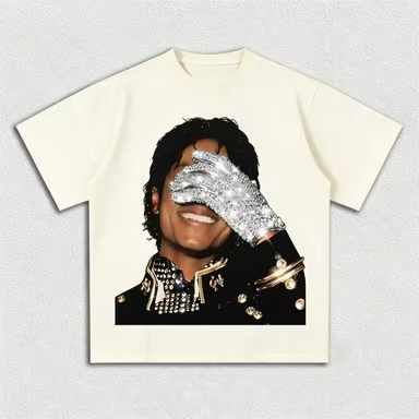 Nouveau T-shirt Michael Jackson 2026 – Style Vintage Années 90, Motif Hip Hop Streetwear – Cadeau Id