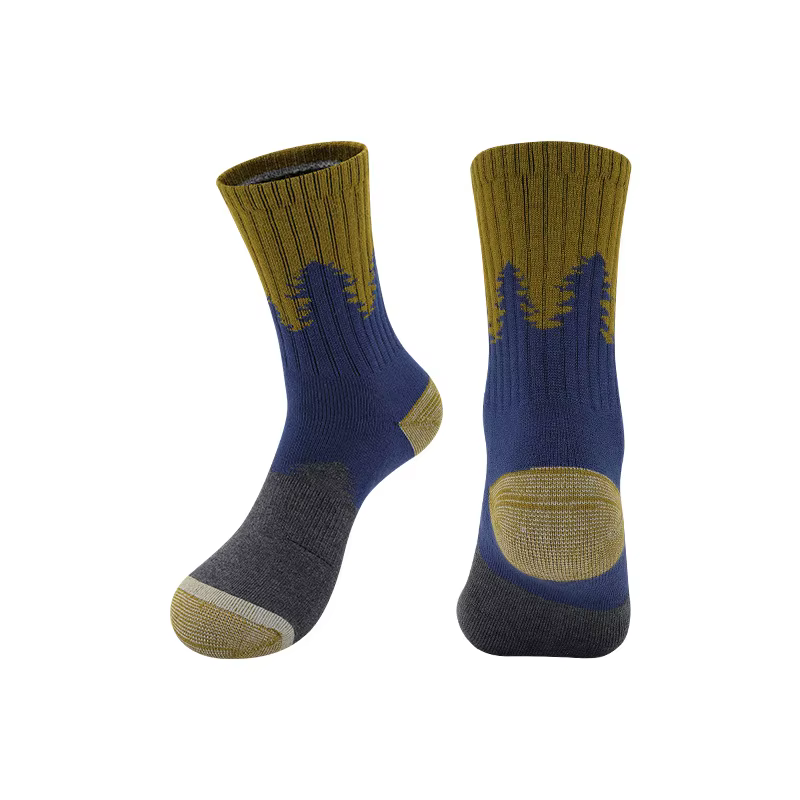 Chaussettes en laine mérinos pour hommes, chaudes et douces, pour randonnée, Camping, sport, course 