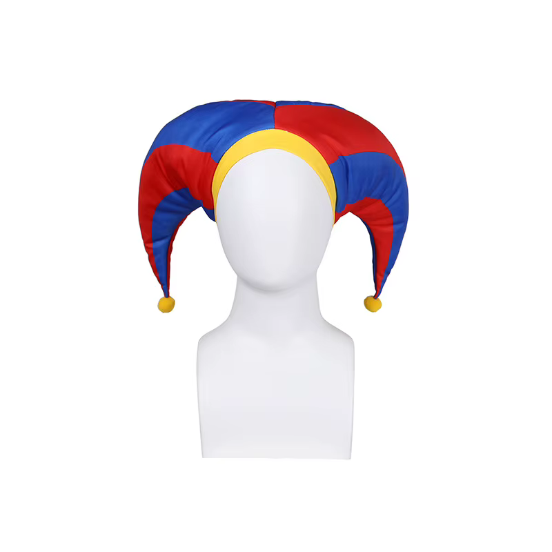 Adulte femmes Clown Cosplay Costume chapeau déguisement bleu rouge combinaison bouffon Halloween car