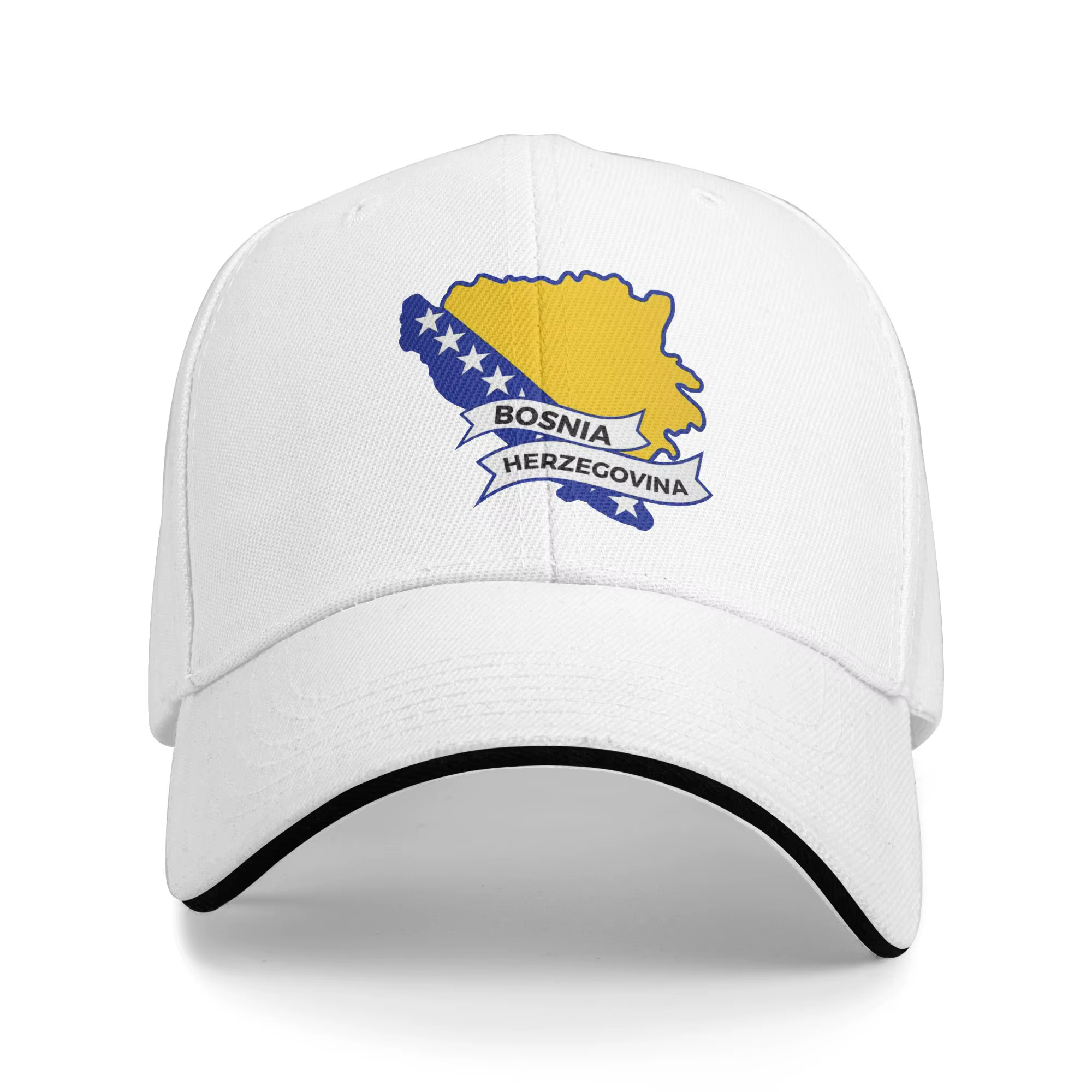 Casquette de baseball avec drapeau de la Bosnie-Herzégovine pour hommes, chapeaux Hip Hop pour adult