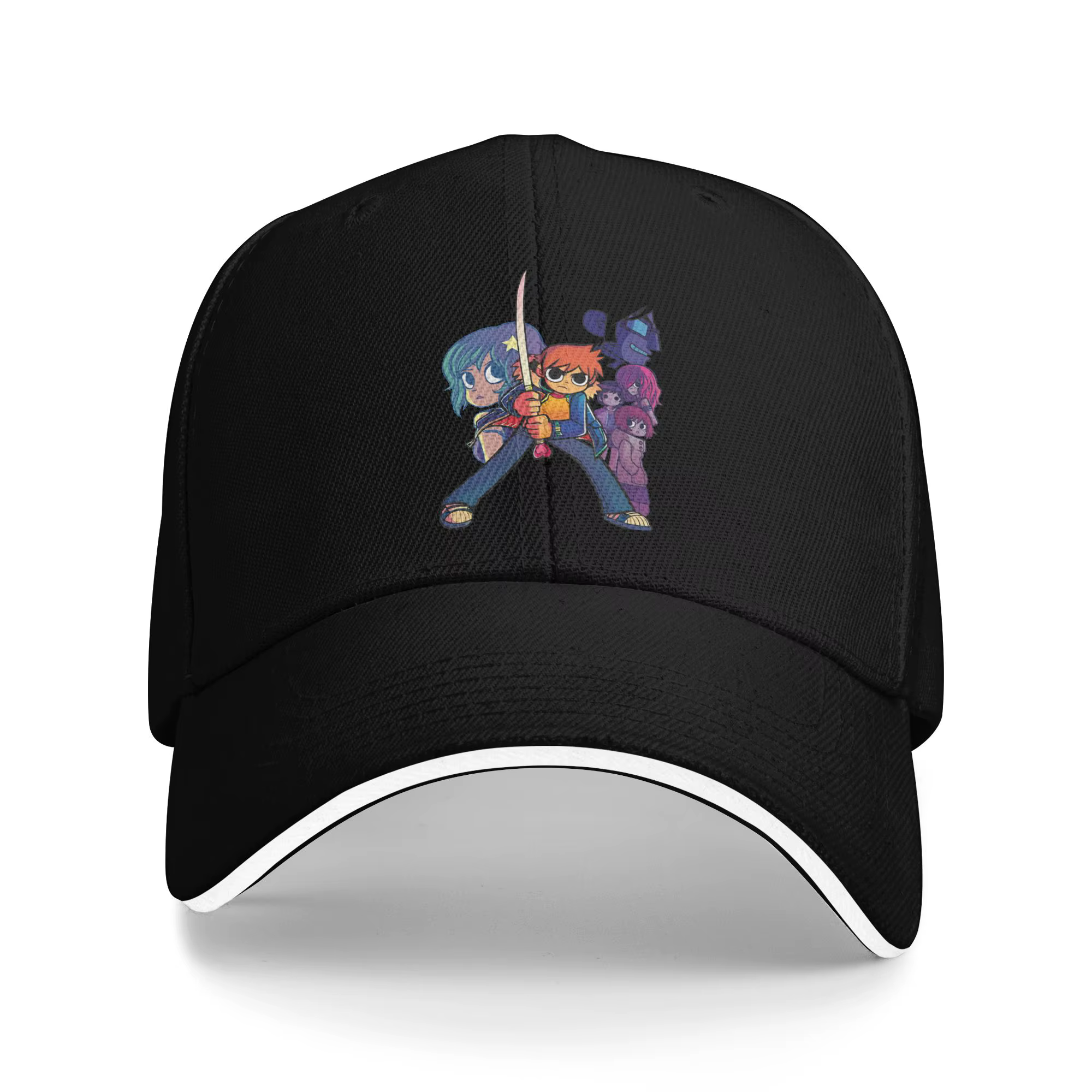 Casquette de baseball Scott Pilgrims pour femme et homme, avec logo personnalisé, style hip-hop, pou