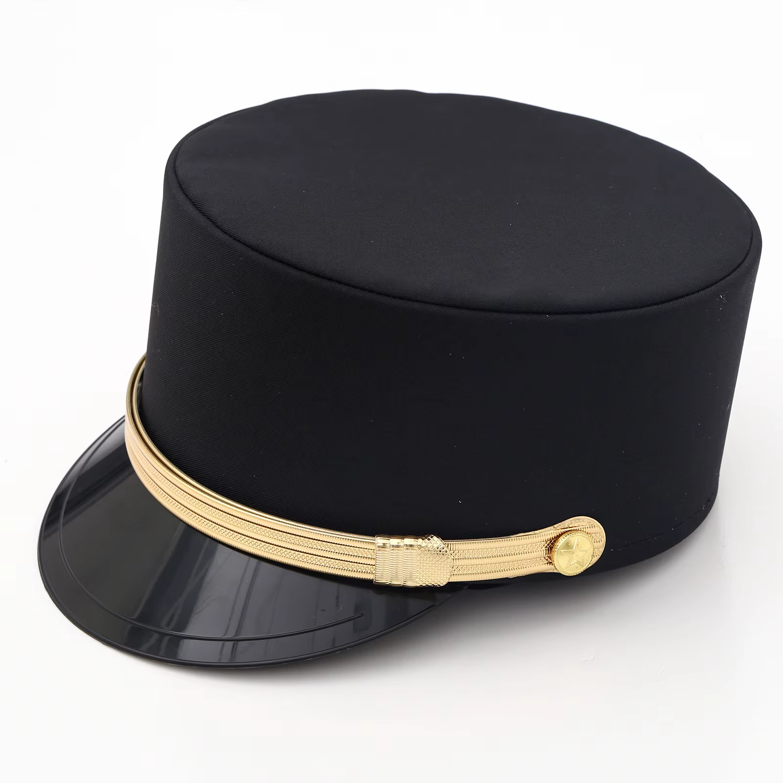 Casquettes militaires de luxe pour hommes et femmes, chapeau haut de forme Anime Cosplay, chapeau pl