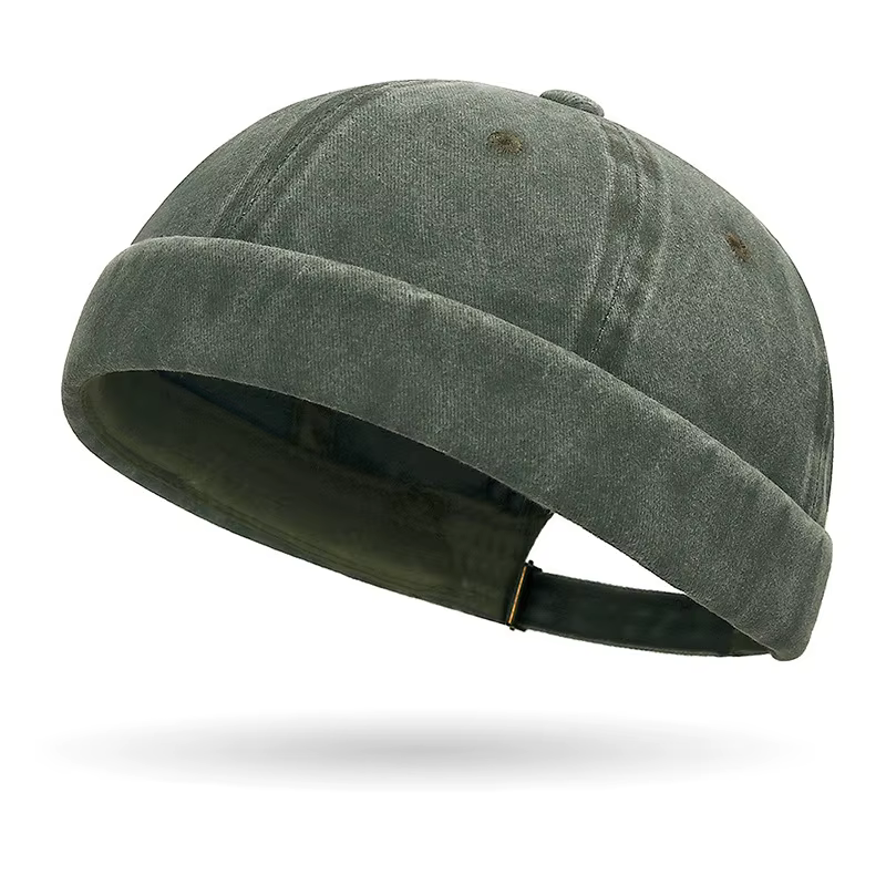 Casquette hip-hop délavée à capote souple de style rue – Chapeau de fermier unisexe et polyvalent