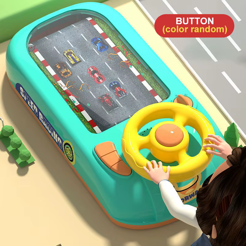 Jeu de société de course automobile simulée avec son, simulation interactive de course automobile, j