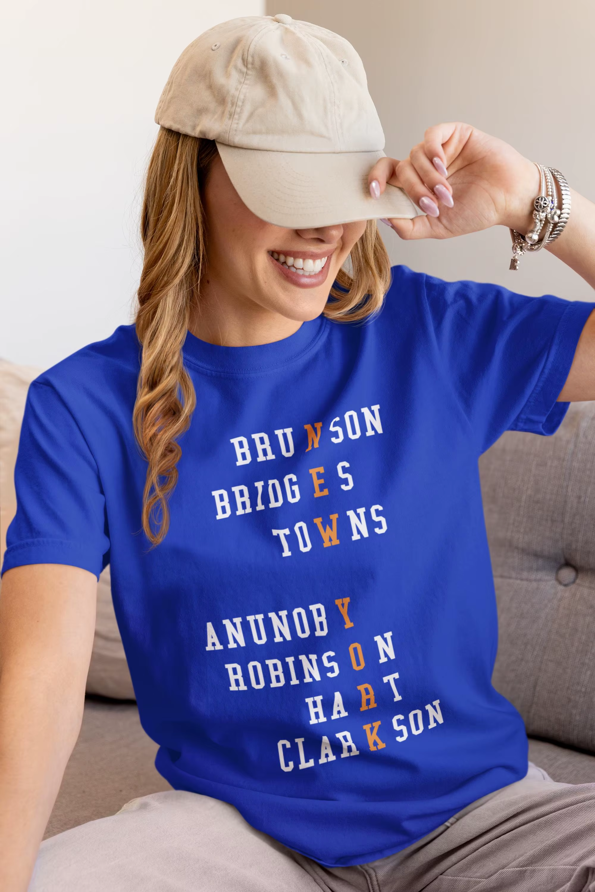 T-shirt unisexe pour fans de basket de New York 2026, en coton, style Y2K, col rond, manches courtes