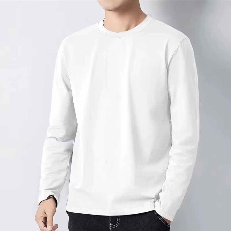 T-shirt à manches longues pour homme, sous-vêtement tendance, nouveau style printemps pour femme, en