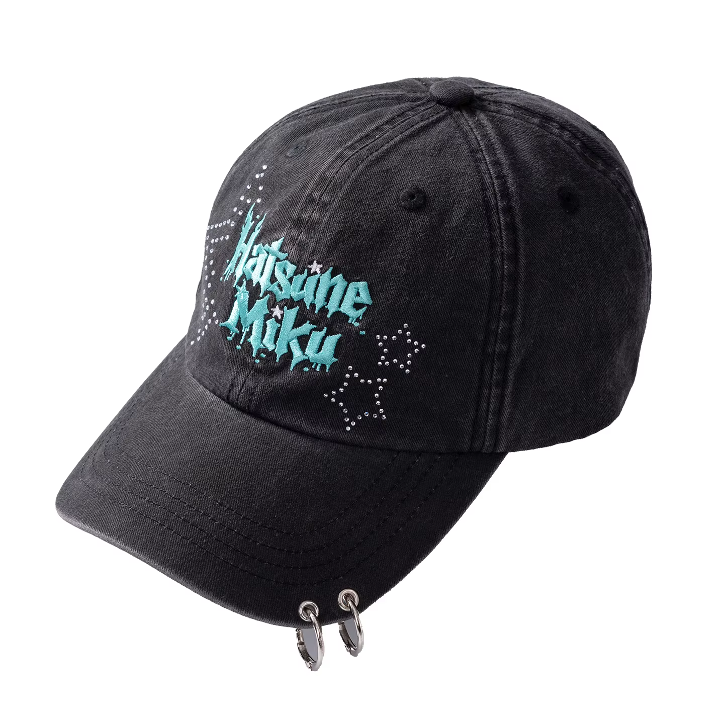 Casquette de baseball vintage délavée Moeyu Hatsune Miku Rock Star pour femmes et hommes, idéale pou
