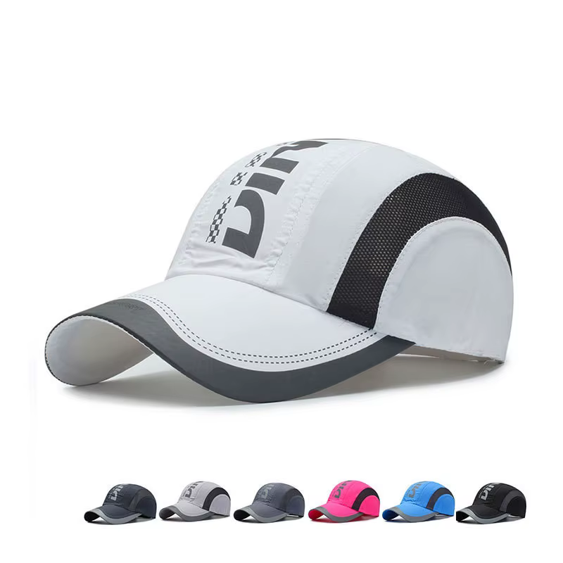 Casquette à visière légère, à séchage rapide et élégante, casquette de baseball unisexe respirante d