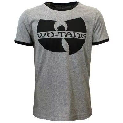 T-shirt imprimé Wu-Tang Clan pour homme, été 2026, en pur coton, haute qualité, coupe oversize décon