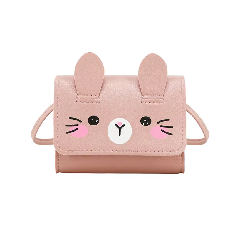 Mini sacs à main en cuir PU pour enfants, petits sacs à bandoulière princesse pour bébés filles, por