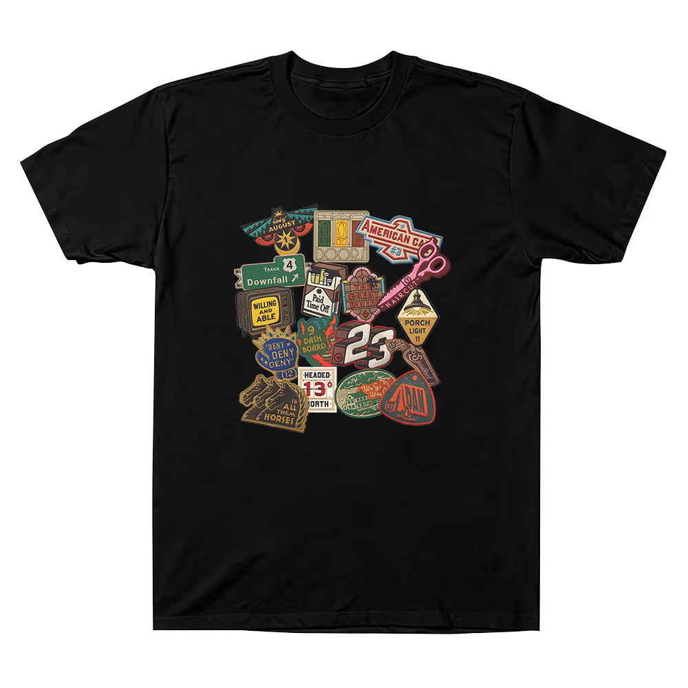 T-shirt Noah Kahan Tracklist imprimé esthétique Y2K pour femmes et hommes, streetwear tendance, en c