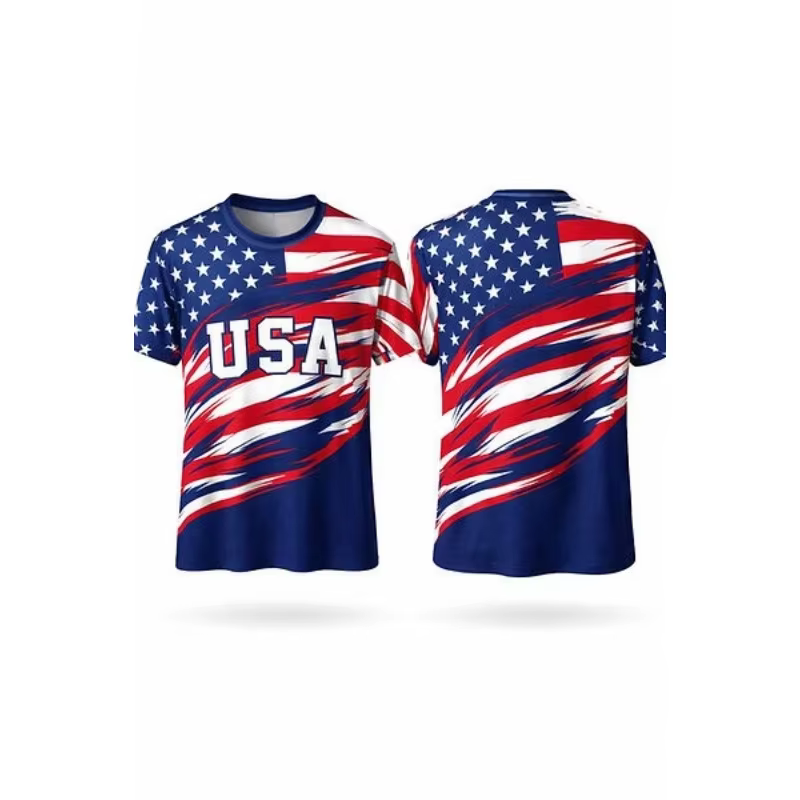 Maillots de football USA assortis pour toute la famille, hommes et femmes, respirants, séchage rapid