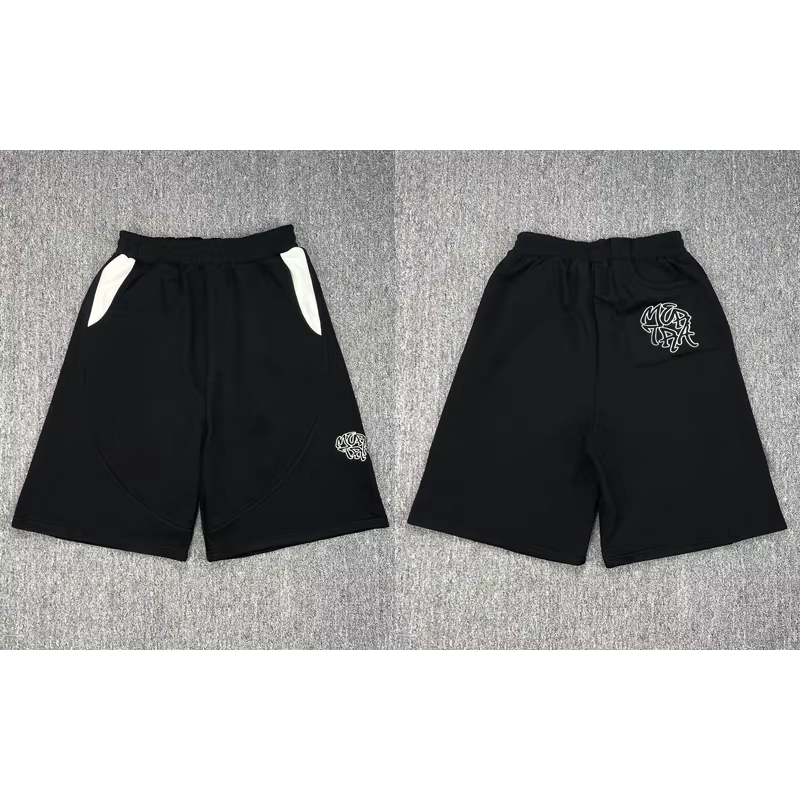 Shorts décontractés tendance streetwear Mertre, broderie de lettres de haute qualité, shorts de spor