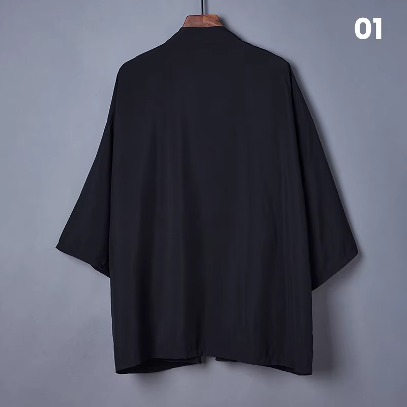 Cape Hanfu Antique japonaise, Robe taoïste JK, Kimono de Style Ukiyo-e, chemises Yukata Haori décont