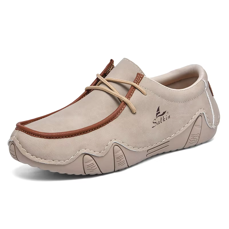 Nouvelle mode baskets femmes à la main en cuir décontracté femmes chaussures Design plate-forme moca