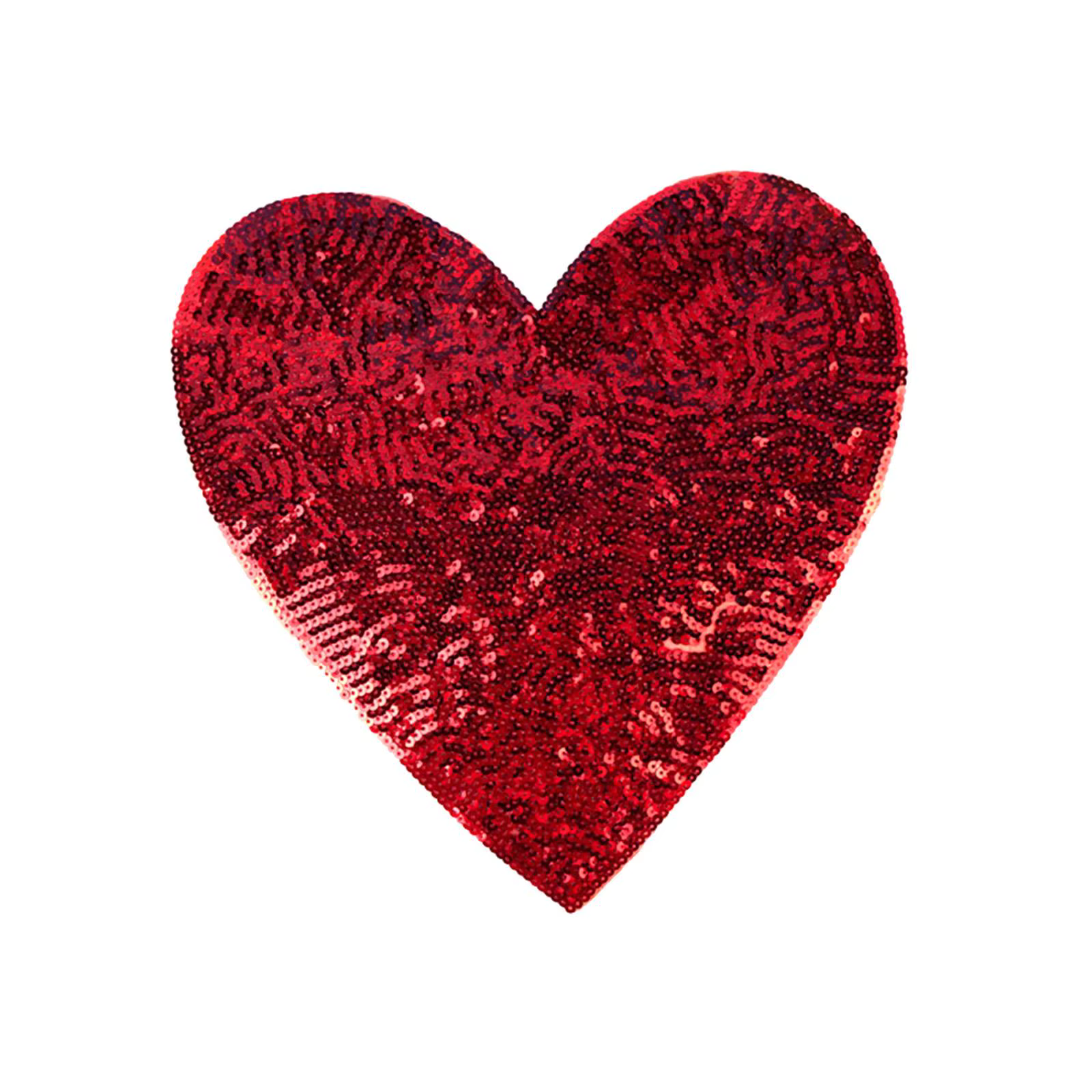 Coeur fer sur Patch bricolage Applique décoration coudre Applique brodé paillettes coeur Patch pour 